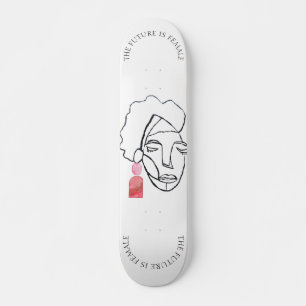Women's Empowerment Feminist Future Is Female Skateboard