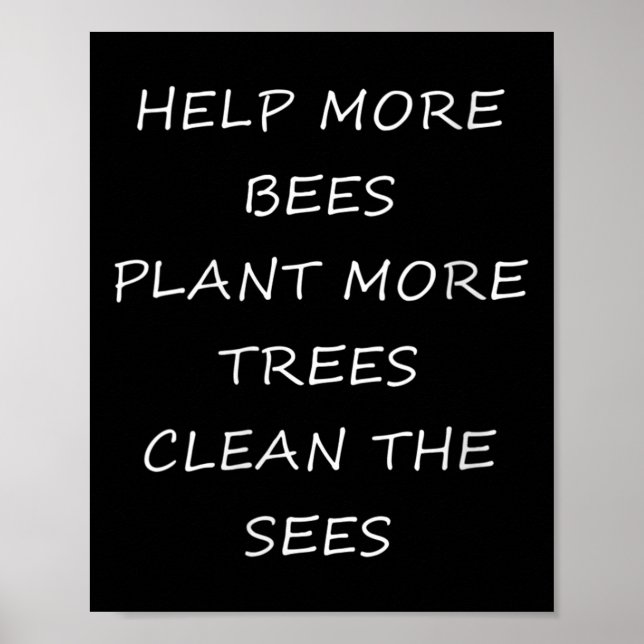 Womens Environmental Protection - Help The Poster (Front)