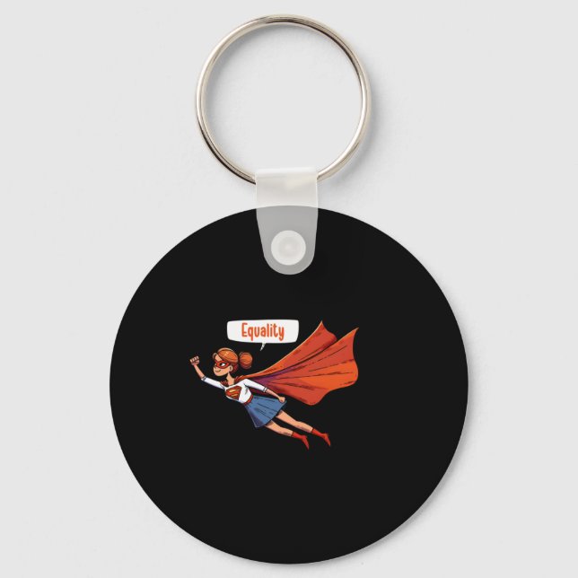 Women's Equality Day Equal Work For Equal Pay - Eq Keychain (Front)