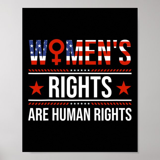 Women's Equality Rights Are Human Rights  Poster (Front)