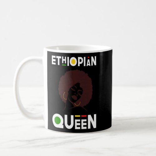 Womens Ethiopian Queen  African Diva African Pride Coffee Mug