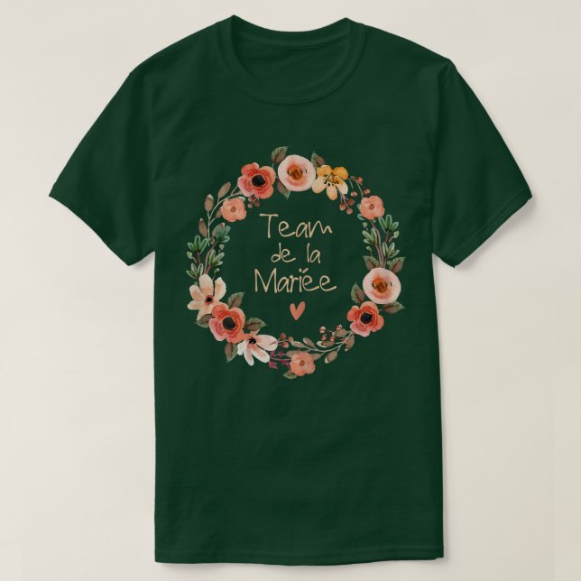 Womens EVJF Personalized Team Bride Bride Crown Te T-Shirt (Design Front)