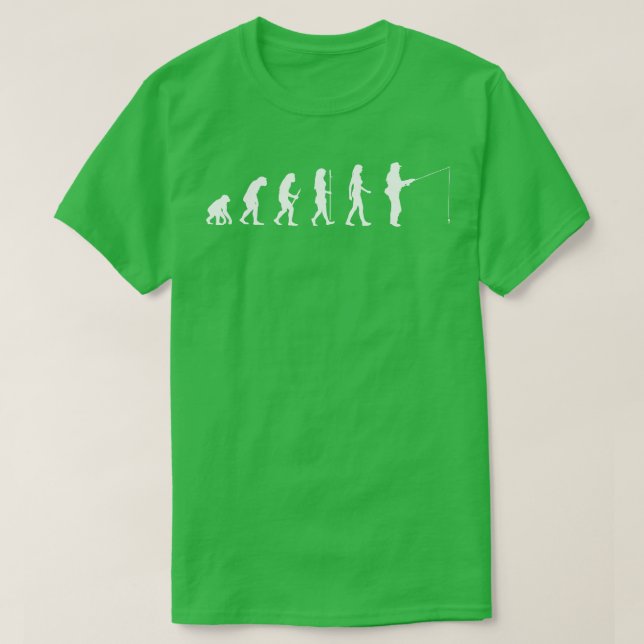 Womens Evolution Fishing Mothers Day T-Shirt (Design Front)