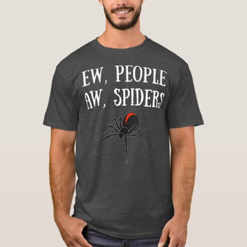 Womens EW PEOPLE AW SPIDERS FUNNY SPIDER LOVERS AR T_Shirt
