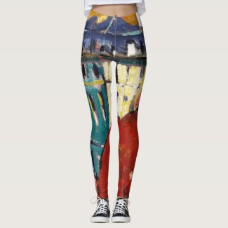 Women's Expressionist Abstract Modern Art Colorful