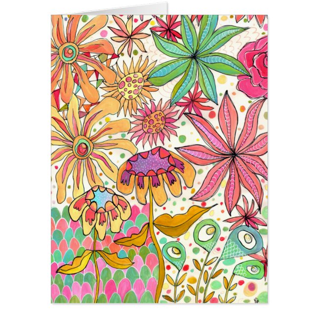 Womens Extra Large Novelty Birthday Greeting Card (Front)