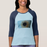 WOMEN'S EYE T-SHIRT<br><div class="desc">Just a plain ole eyeball looking out front and back. Style: Women's Bella 3/4 Sleeve Raglan T-Shirt Cute and comfortable, this classic baseball jersey has been cut just for women. Made from 100% super-soft ring-spun cotton by Bella. Includes side-seams and double-needle stitched sleeve and bottom hems for lasting quality. Customize...</div>