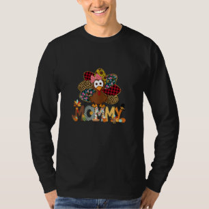 Womens Fall Turkey Mammy    Thanksgiving Doodle Gr T-Shirt