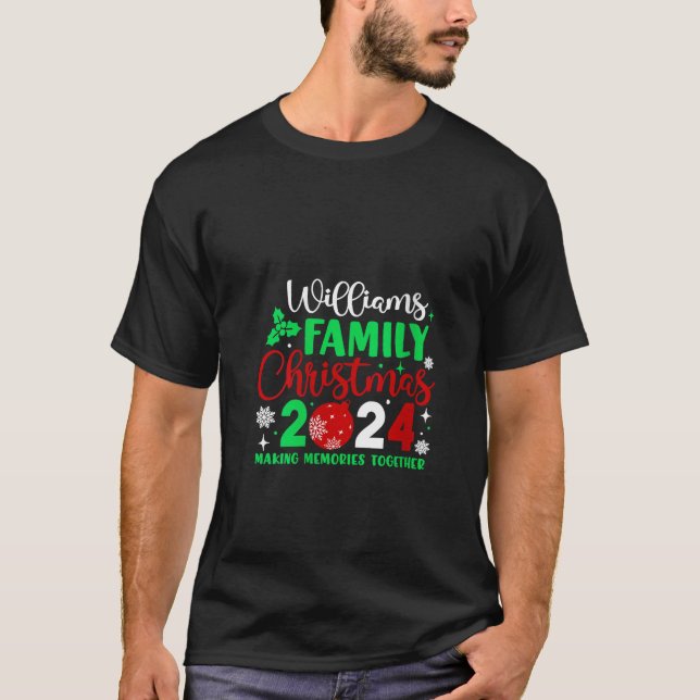 Womens Family Christmas 2024 Matching Squad Santa  T-Shirt (Front)