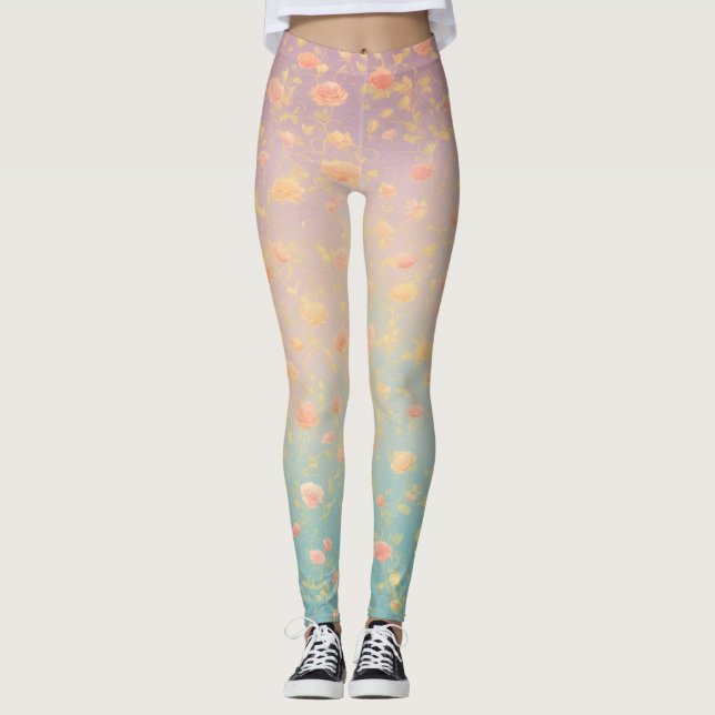 Women's Fancy Leggings for Effortless Style. (Front)