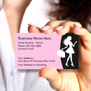 Womens Fashion Apparel Store Boutique Business Card