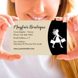 Womens Fashion Boutique Business Card