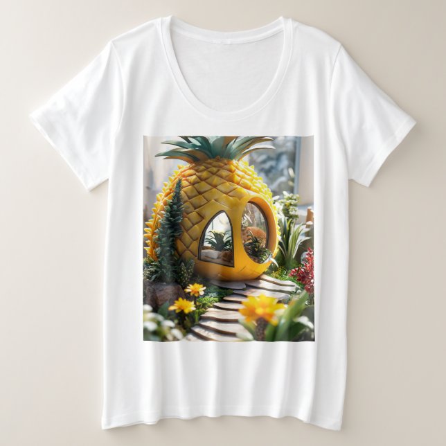 Women's fashion  plus size T-Shirt (Design Front)