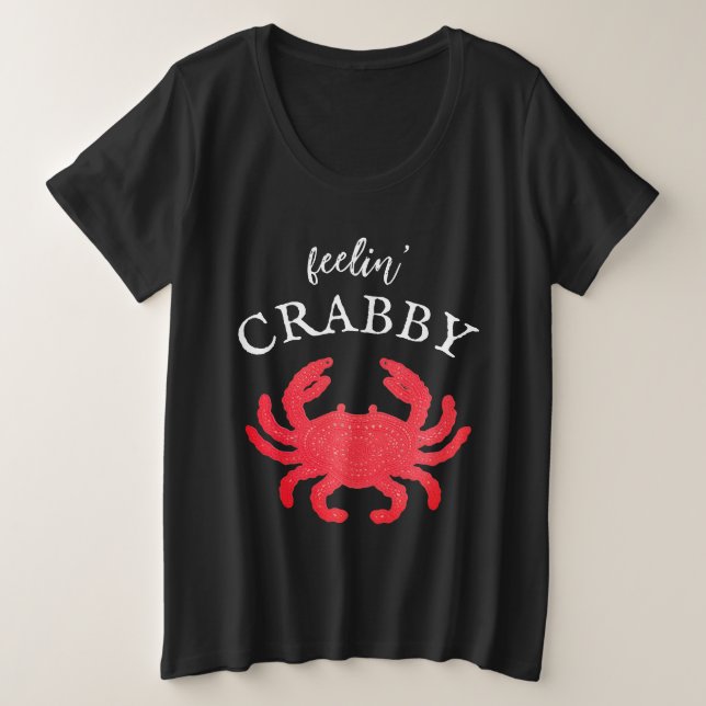 Women's Feelin Crabby T-Shirt (Design Front)
