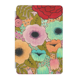 Womens Female Art Painting Flowers Apple  iPad Mini Cover