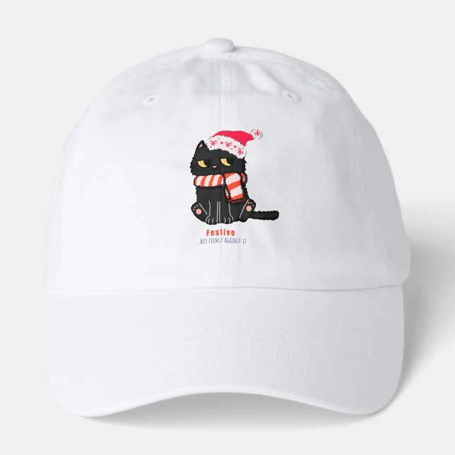 Women's Festive Cat Hat (Front)
