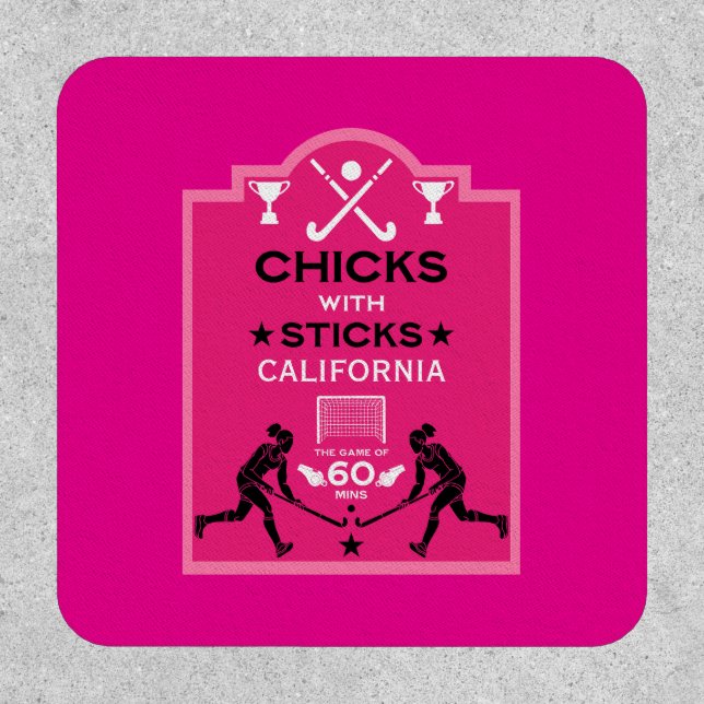 Women's Field Hockey Sports Patch (Front)