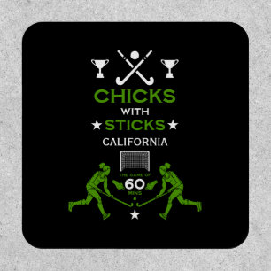 Women's Field Hockey Sports Patch
