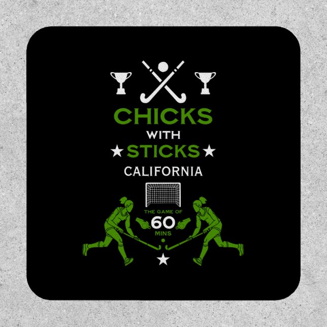 Women's Field Hockey Sports Patch (Front)