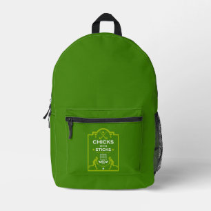 Women's Field Hockey Sports Printed Backpack