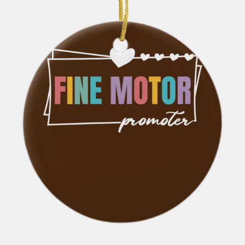 Womens Fine Motor Promoter Occupational Therapy Ceramic Ornament