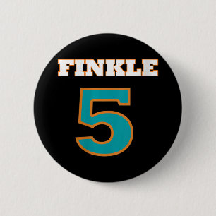 Womens Finkle 5 Football Camp Funny Football Laces Button