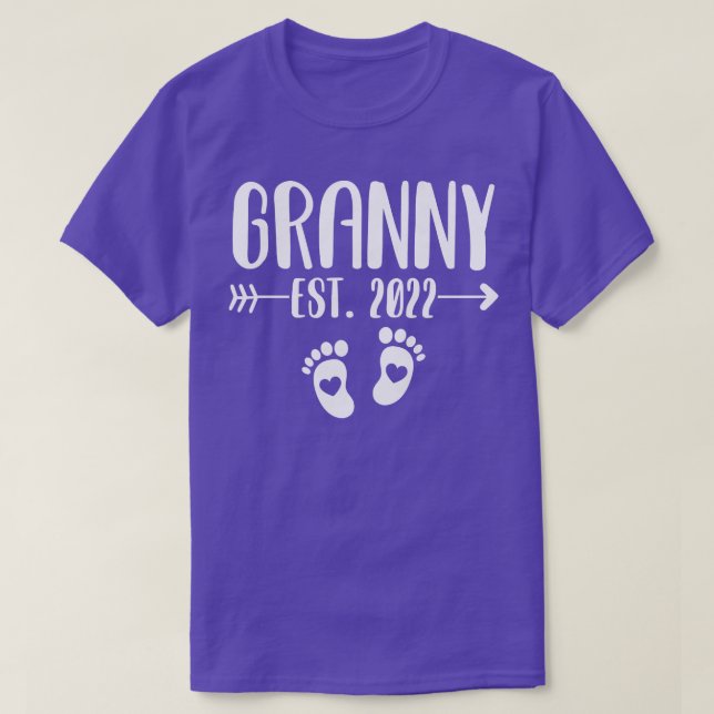 Womens First time Granny 2022 Pregnancy Announceme T-Shirt (Design Front)