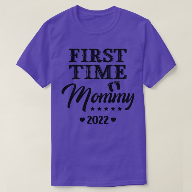 Womens First Time Mommy 2022 New Mom Pregnancy Ann T-Shirt (Design Front)