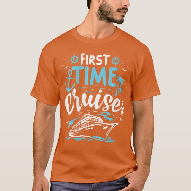 Womens Firstime Cruiser First Cruise Ship Vacation T-Shirt (Front)
