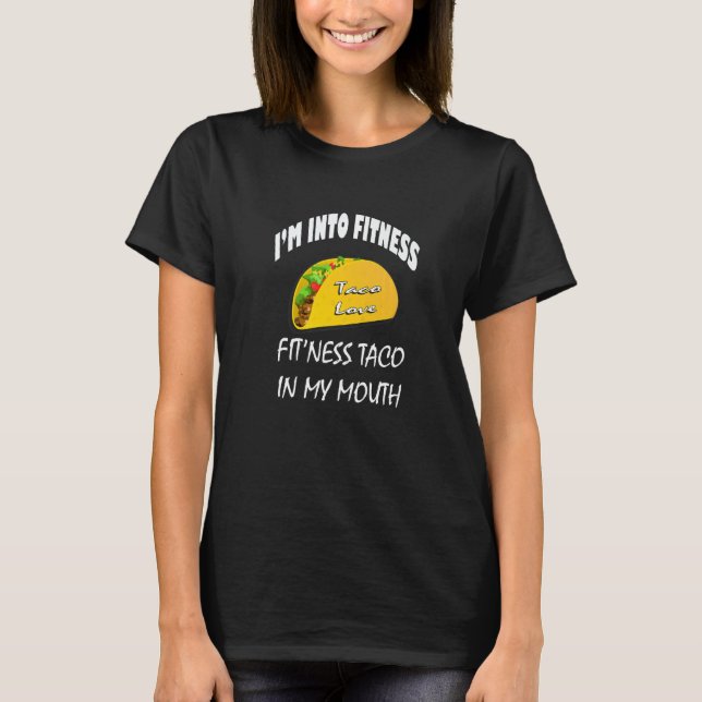 Women's Fitness Gym Taco Cinco De Mayo Cool T-Shirt (Front)