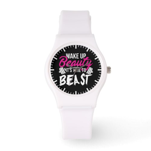 Womens Fitness _ Wake Up Beauty Time To Beast Watch