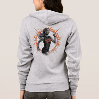 Women's Fitness Zip-Up Hoodie – Motivational Runni