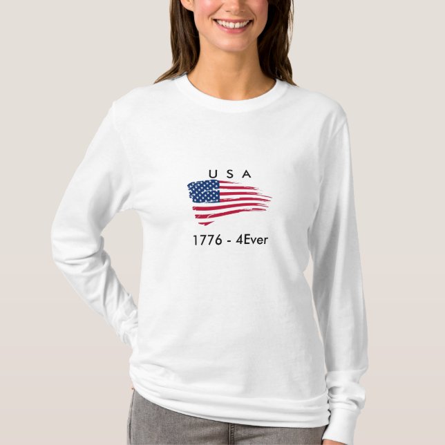 Women's Flag LS T-shirt (Front)