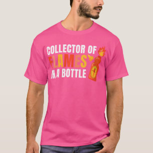 Womens Flames Bottle Spicy Food Hot Chili Sauce Re T-Shirt