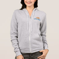 Women's Fleece Raglan Zip Hoodie