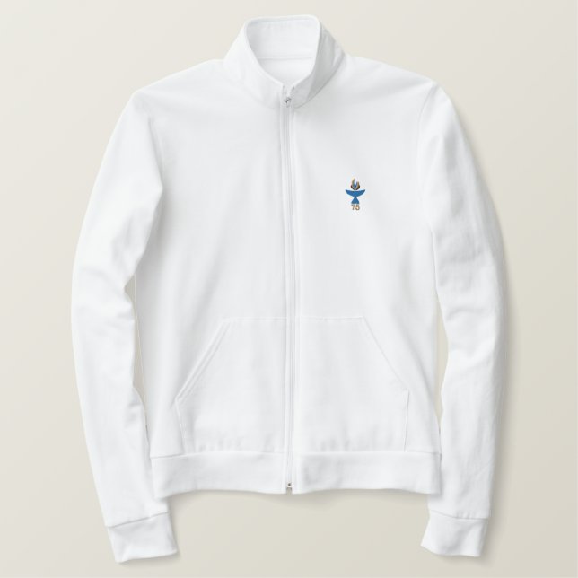 Women's Fleece Shirt with Logo and Name (Design Front)