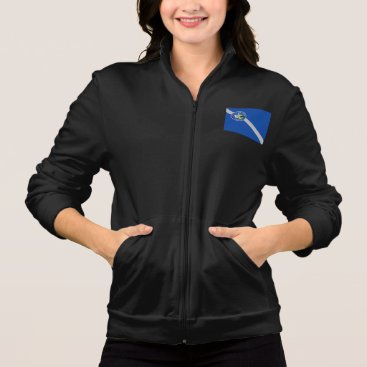 Women's Fleece Zip Jogger with flag of Las Vegas Jacket Women's Fleece Zip Jogger with flag of Las Vegas Jacket