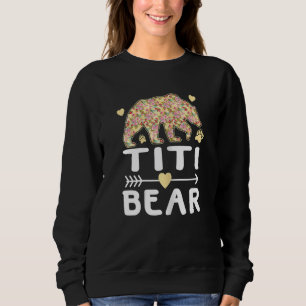 Womens Floral Matching Family Outfits Mothers Day  Sweatshirt