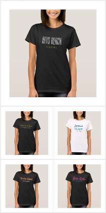 Women's Florida T-Shirts (A-Z)
