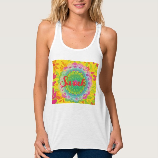 Women's Flovy racerback tank top (Front)