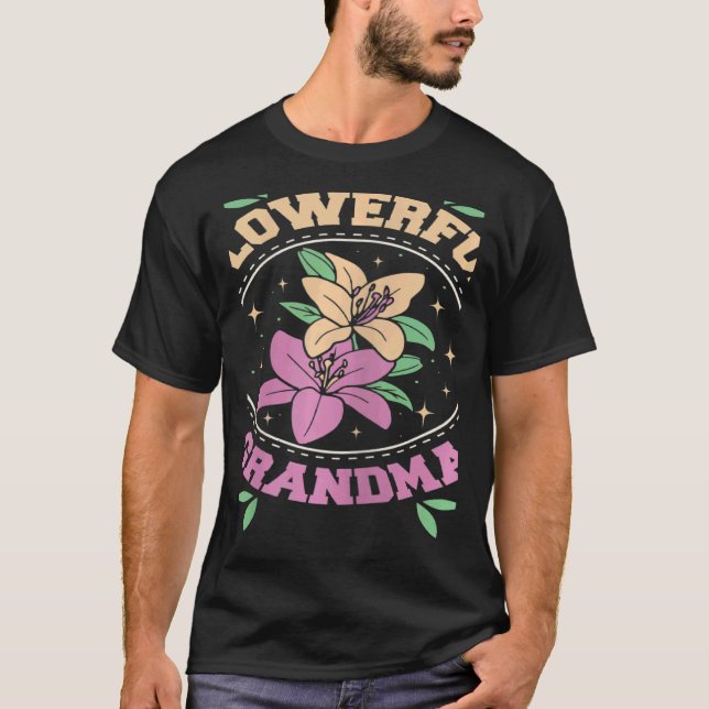 Womens Flowerful grandma T-Shirt (Front)