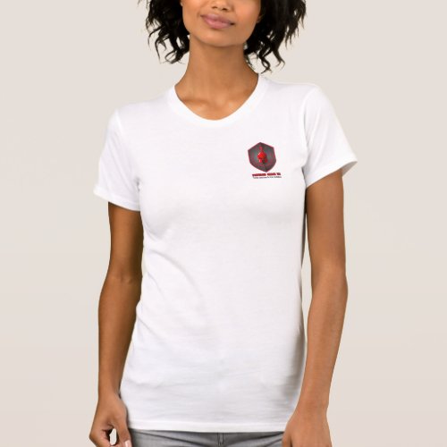 Womens FMI T _ White _ Red Logo T_Shirt