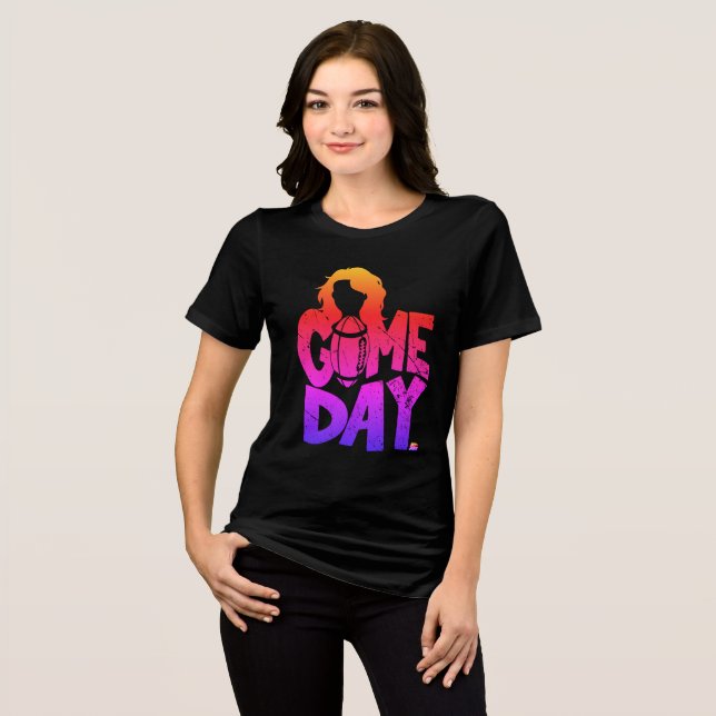 Women's Football Gameday Tri-Blend Shirt (Front Full)