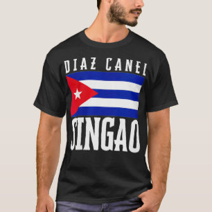 Womens Free Cuba Resist Fist Cuban Flag VNeck T-Shirt
