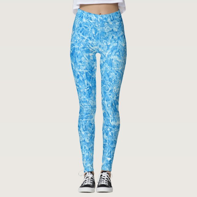 Women's Frozen Ice Cool Leggings (Front)