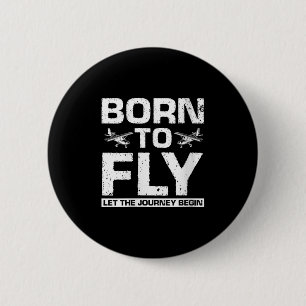 Womens Fueled By Flight Let The Journey Begin Quot Button
