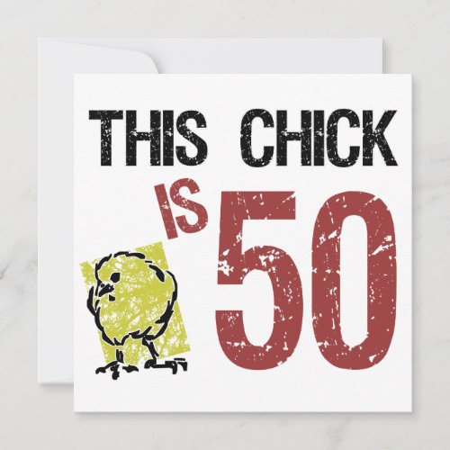Womens Funny 50th Birthday Card