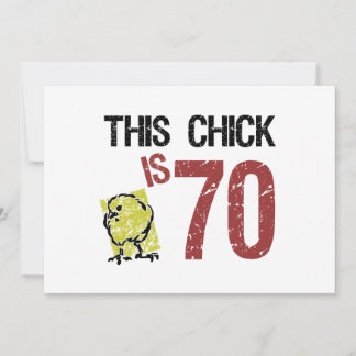 Women's Funny 70th Birthday Card
