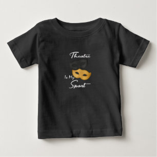 Women's Funny Actor Actress Theater Masks Gift Baby T-Shirt