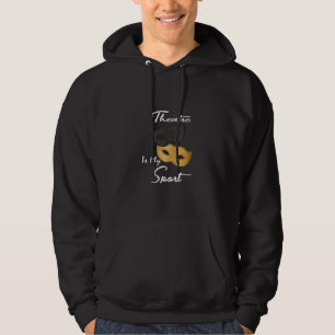 Women's Funny Actor Actress Theater Masks Gift Hoodie
